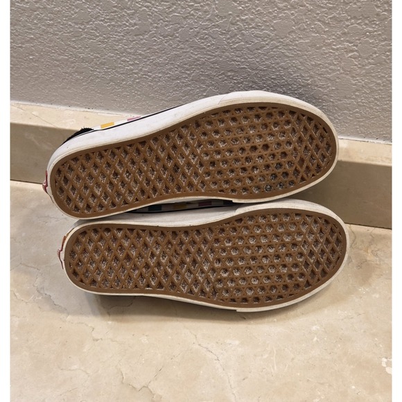 Vans Old Skool 'Rainbow Checkerboard' Sneakers Size 7 - Picture 6 of 7